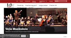 Desktop Screenshot of musikskolen.vejle.dk